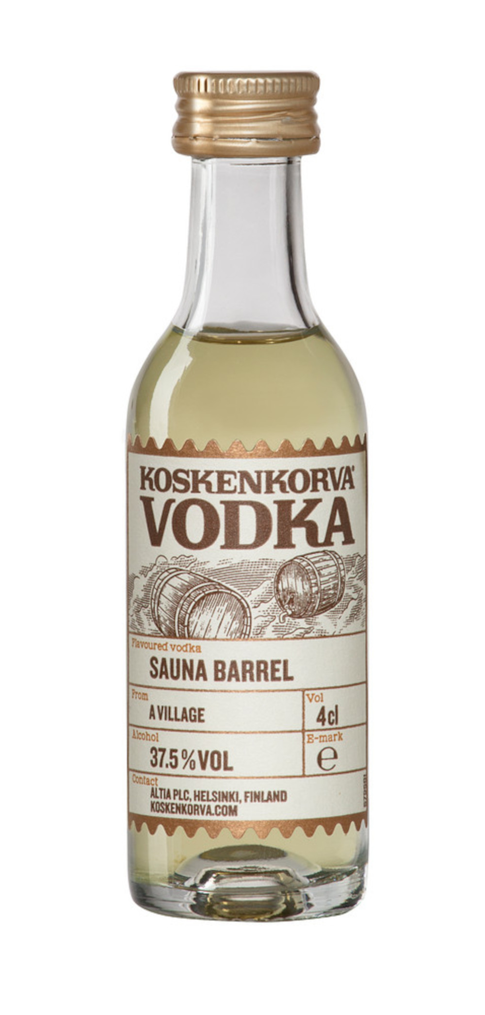 Wódka KOSKENKORVA - Sauna Barrel 40 ml 37,5 %