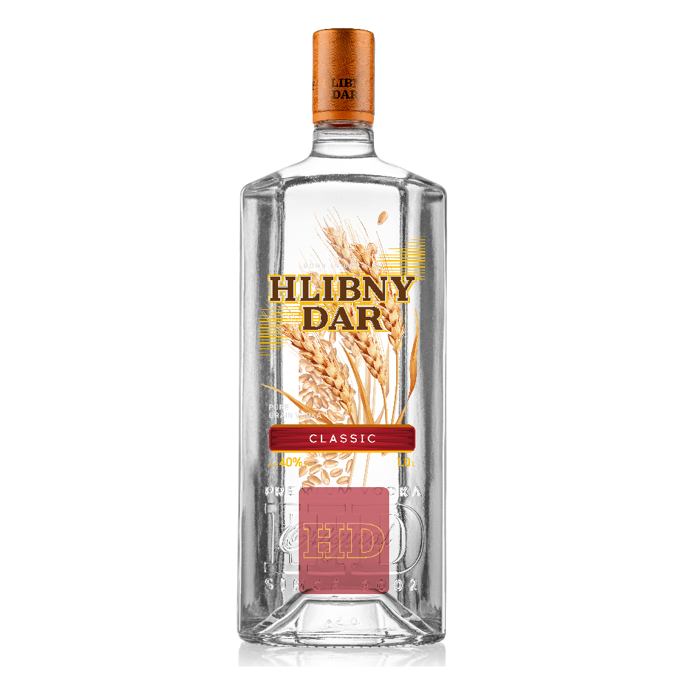 Wódka Hlibny Dar - 1000 ml 40%
