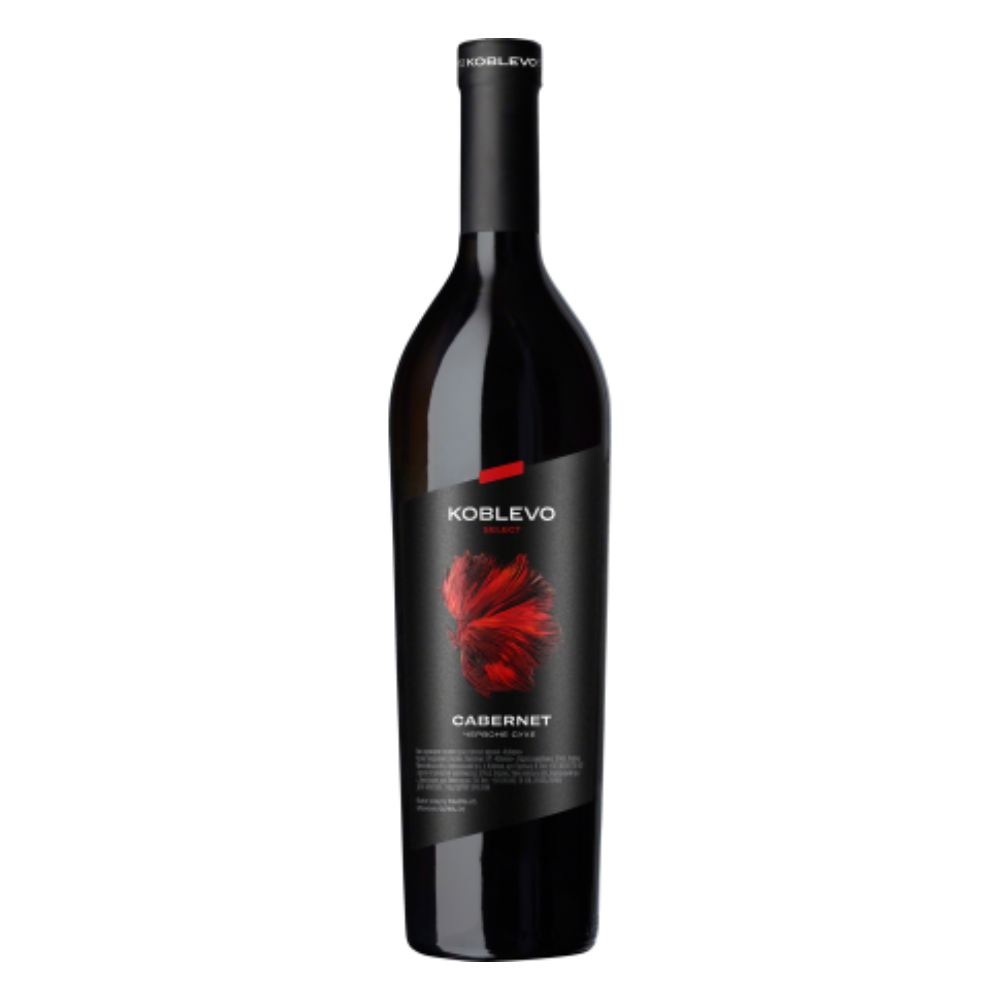 Wino Stołowe Koblevo Cabernet 12,5% czerwone wytrawne 750 ml