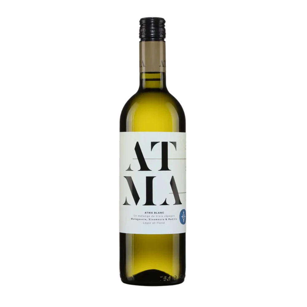 Wino Thymiopoulos ATMA White 12% białe wytrawne 750 ml