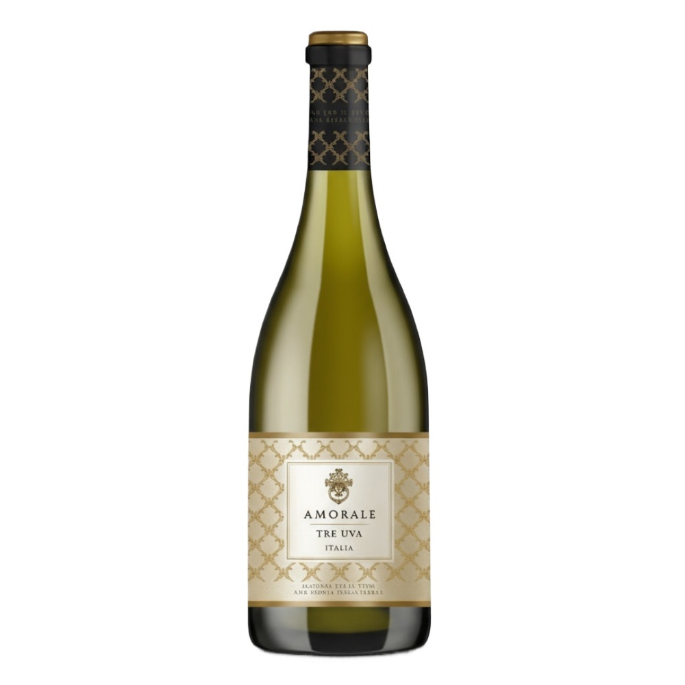 Wino Amorale Tre Uva Bianco Medium Dry 13% białe półwytrawne 750 ml