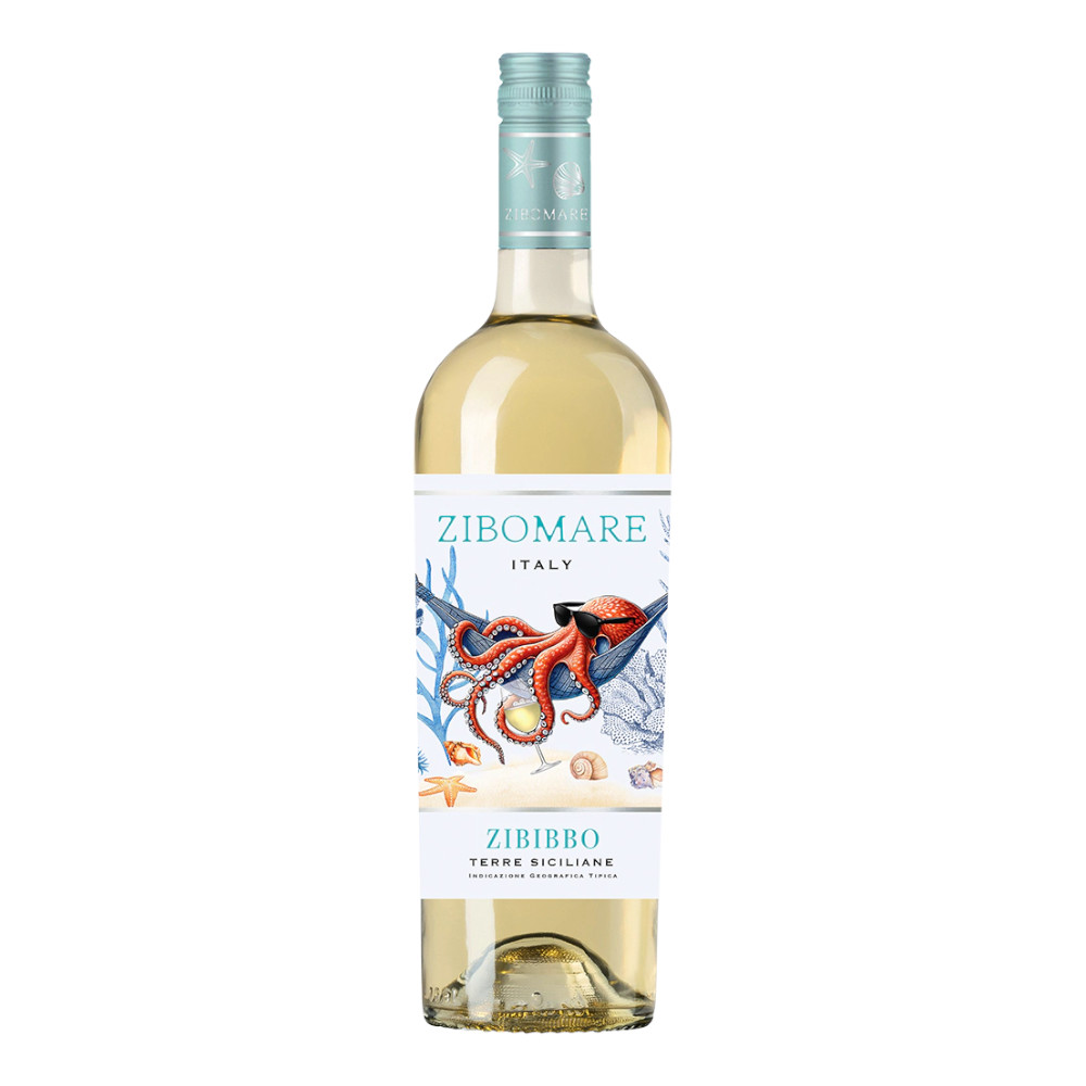 Wino Zibomare White Medium Dry 12% białe półwytrawne 750 ml